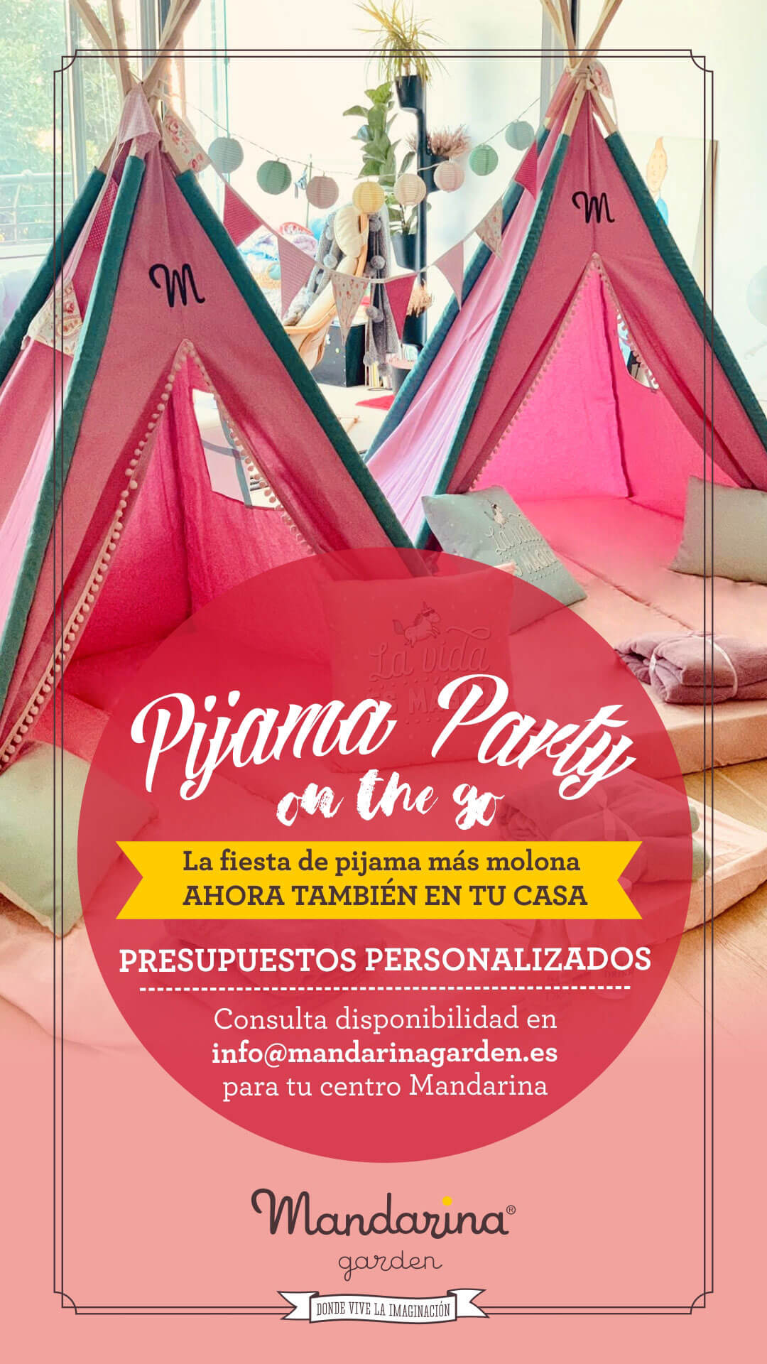 Fiesta de Pijama Party en casa
