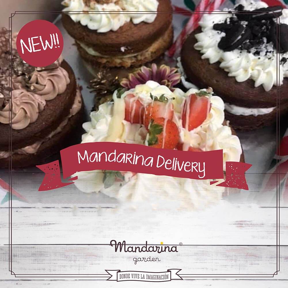 Cafetería con espacio de juegos para niños Mandarina garden