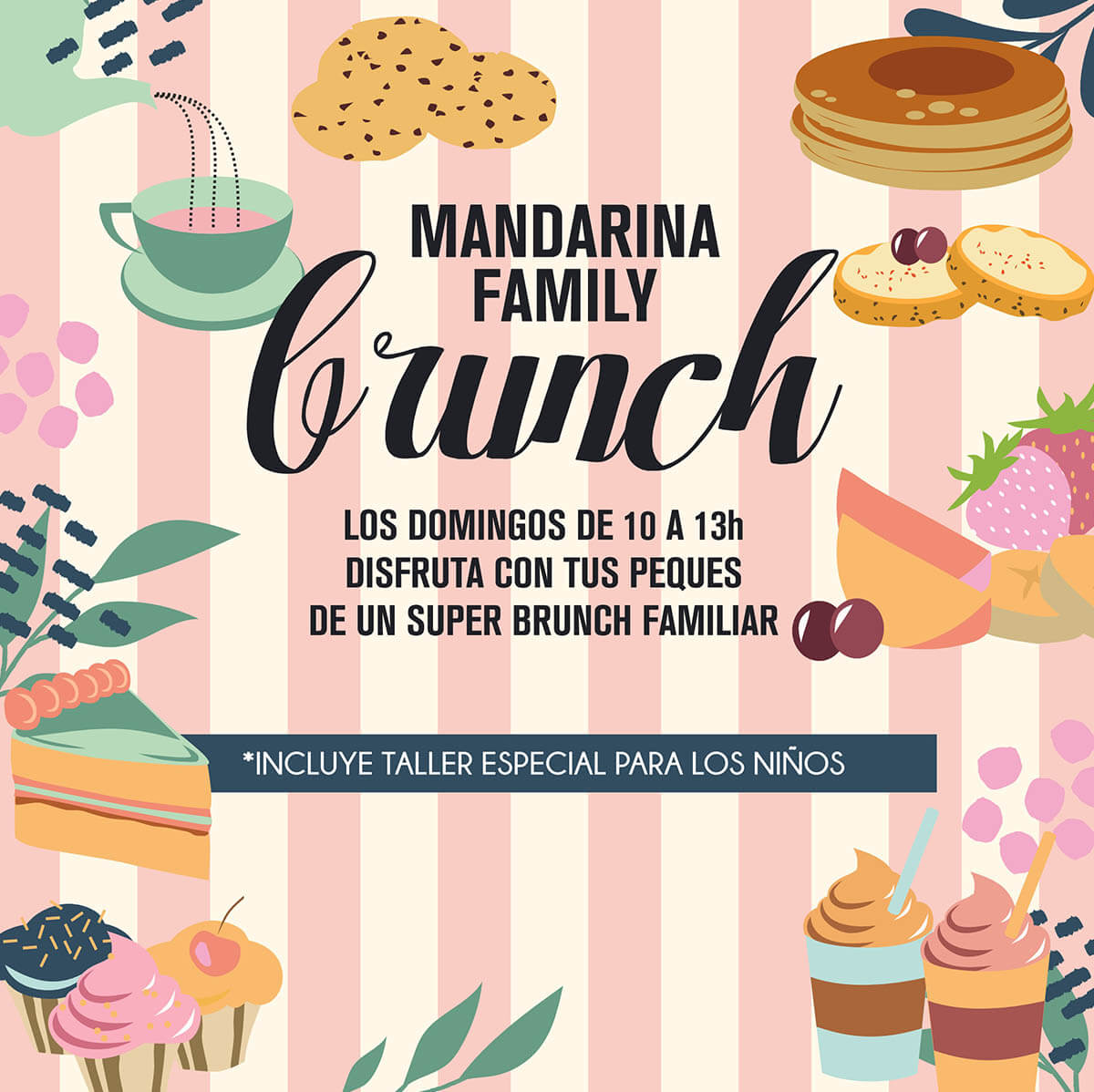 Pack special offer Brunch in Mandarina garden
