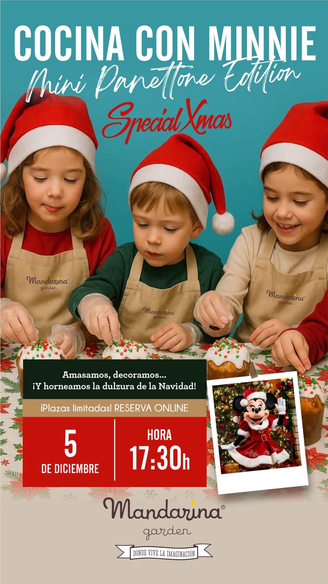 Cocina con Minnie: Mini panetonne Edition