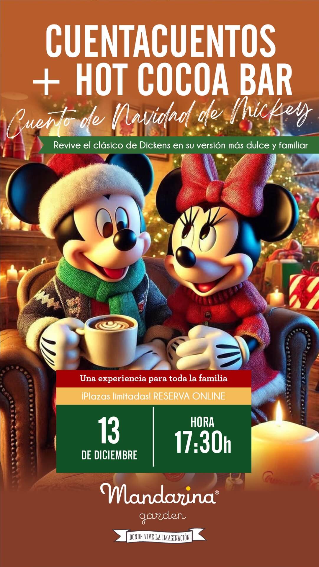 CUENTACUENTOS + HOT COCOA BAR - Cuento de Navidad de Mickey