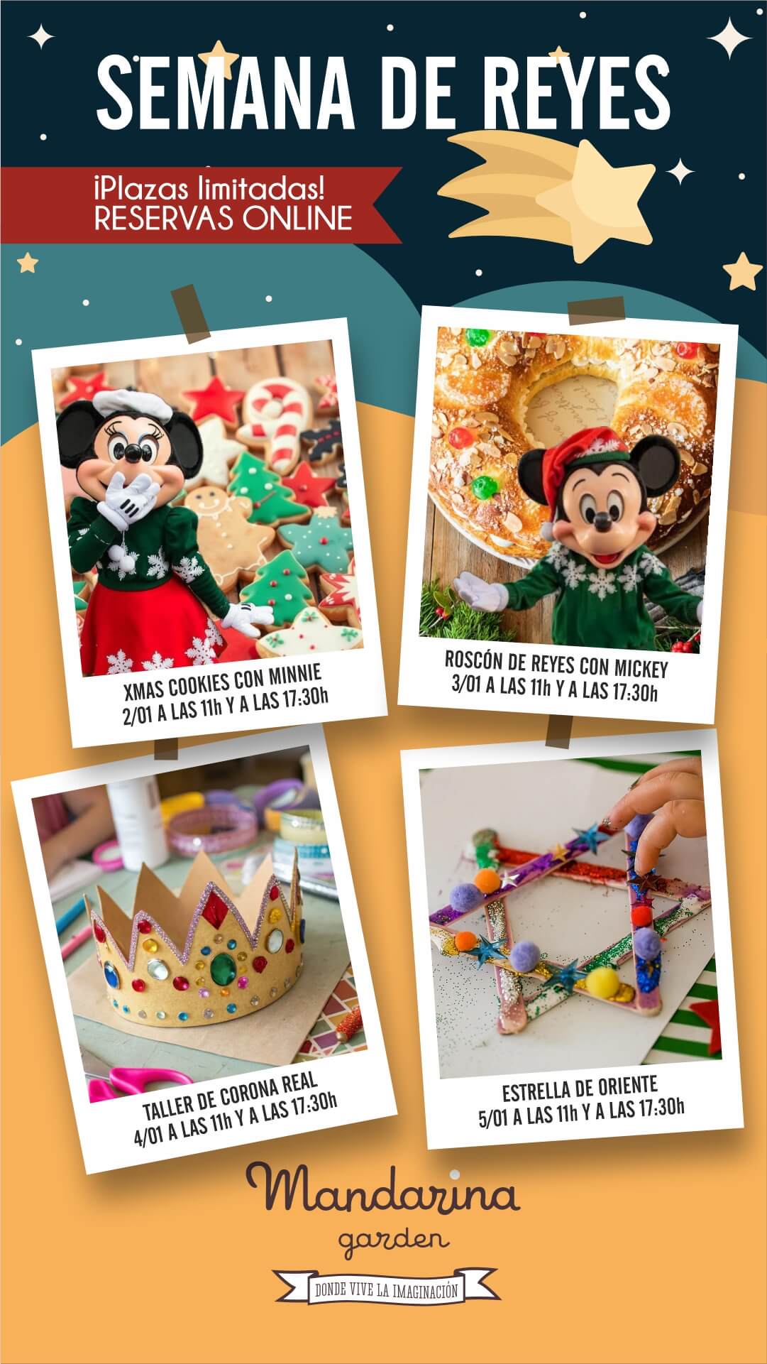 Semana de Reyes en Mandarina garden.