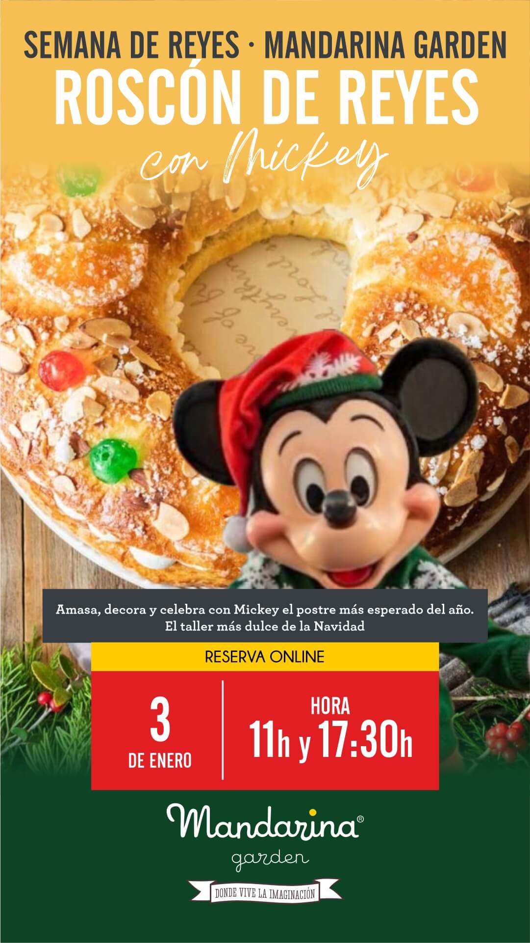 ROSCON DE REYES con Mickey